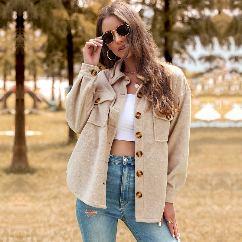 Veste Cardigan Polaire Épais