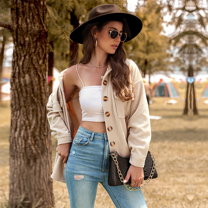 Veste Cardigan Polaire Épais