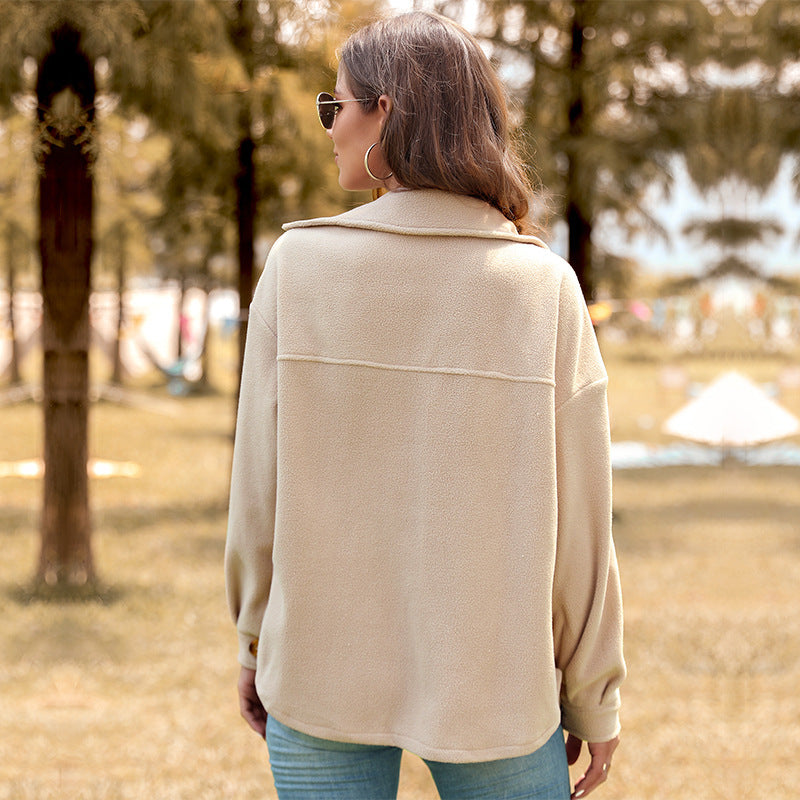 Veste Cardigan Polaire Épais