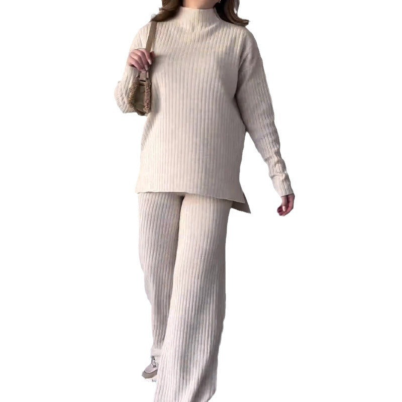 Ensemble Col Rond Pantalon Large