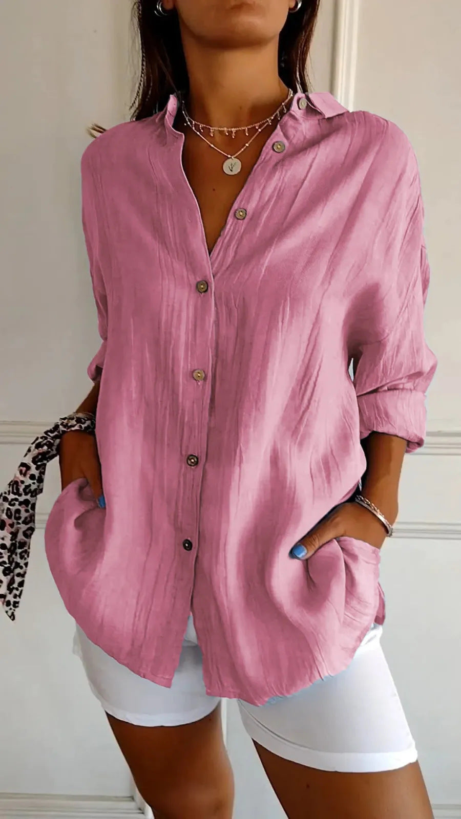 Chemise Femme à Plis