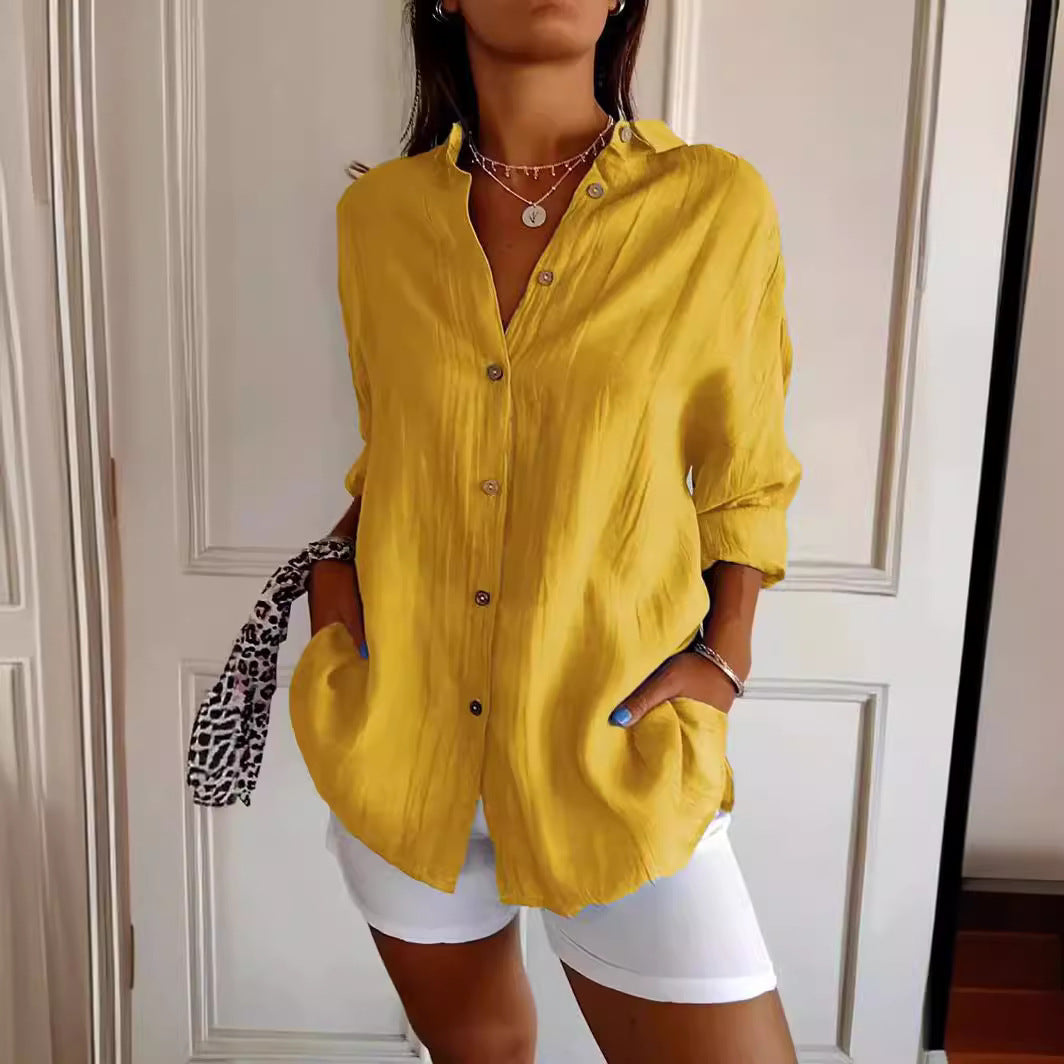 Chemise Femme à Plis