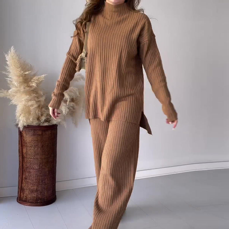 Ensemble Col Rond Pantalon Large