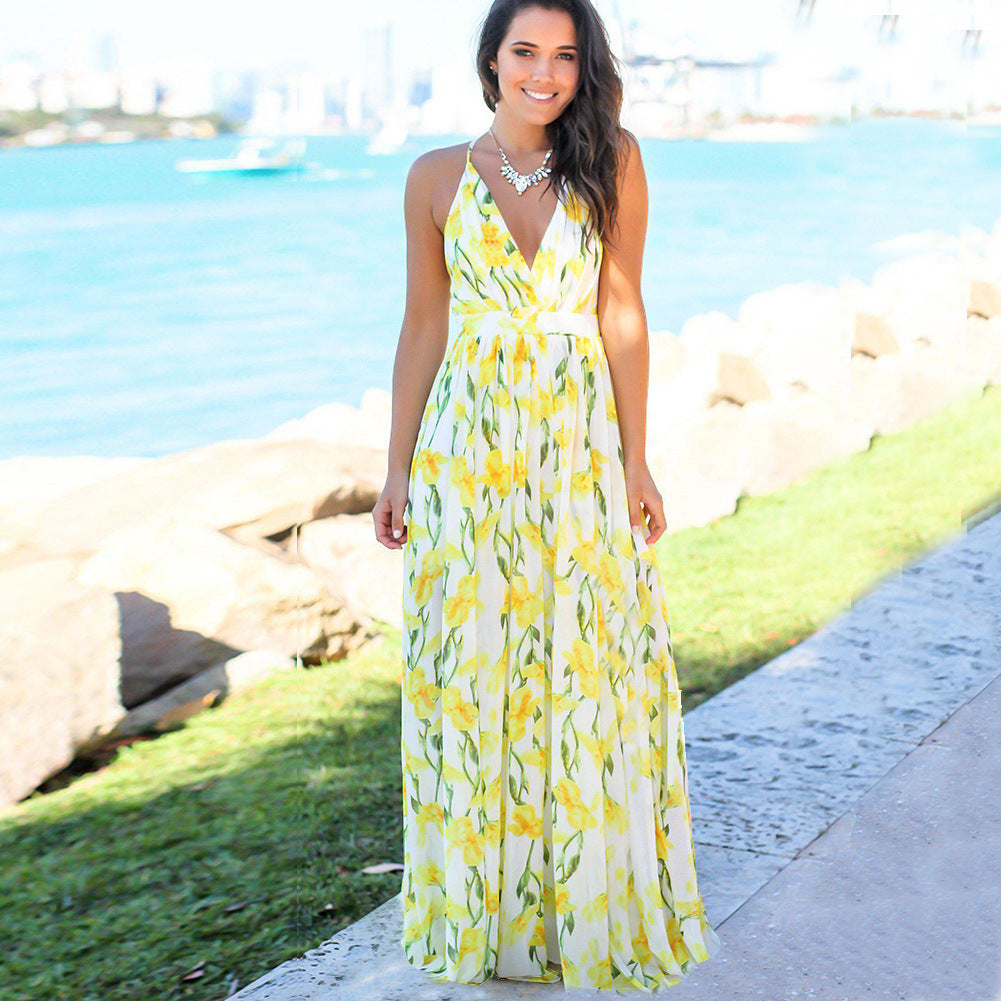 robe longue fluide bohème