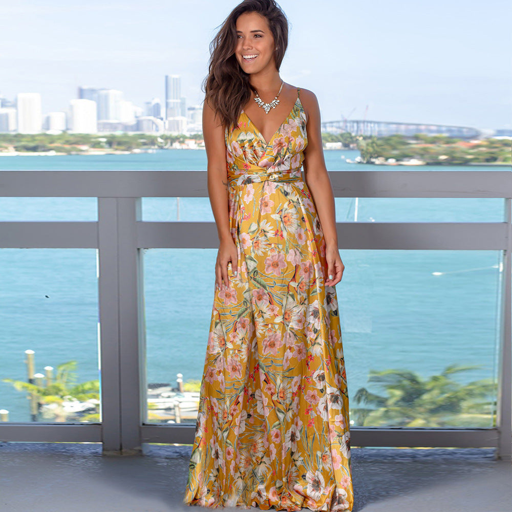 robe longue fluide bohème