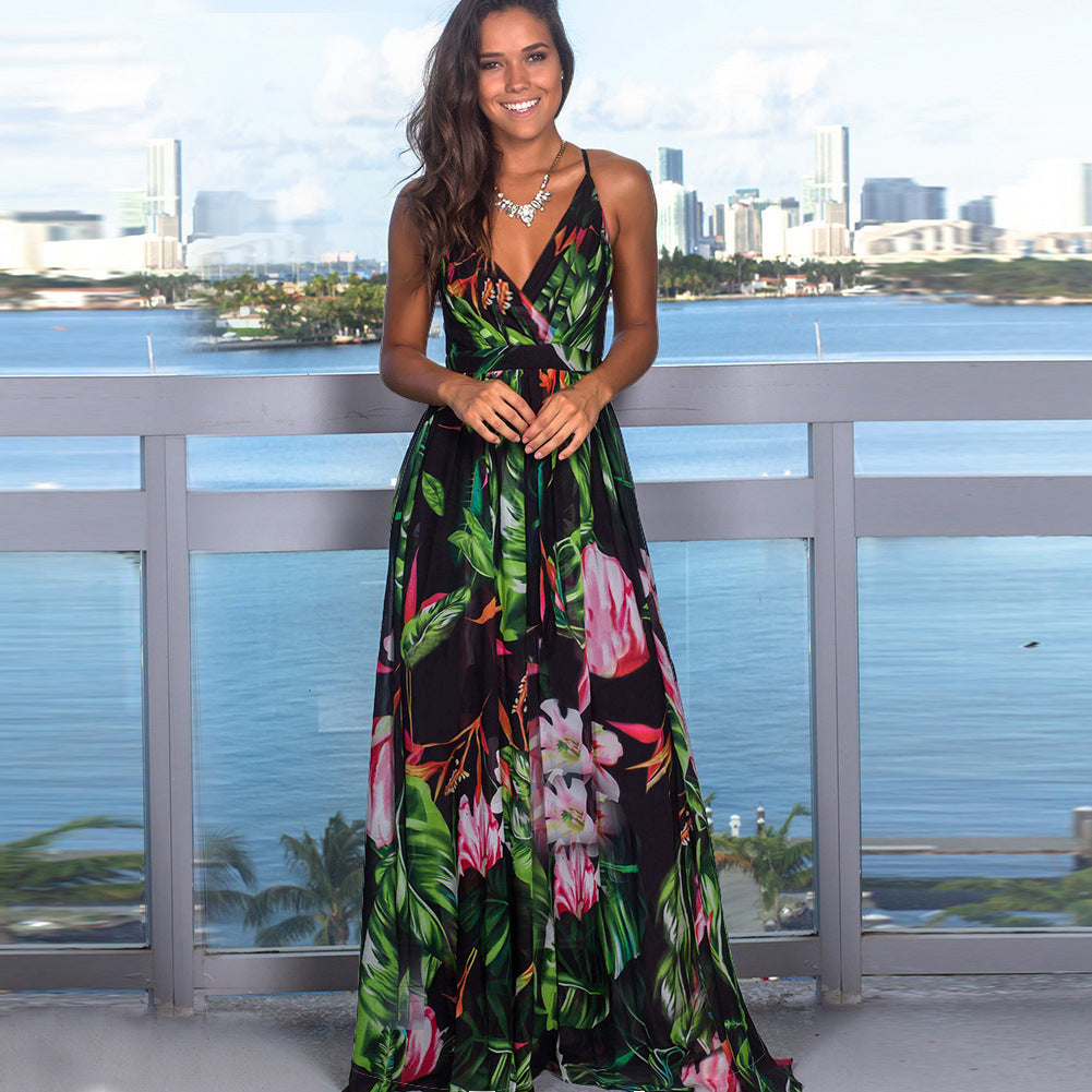 robe longue fluide bohème