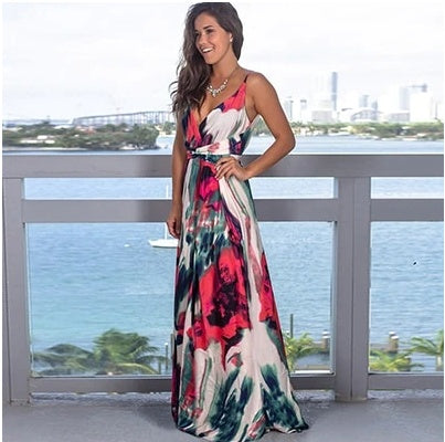 robe longue fluide bohème
