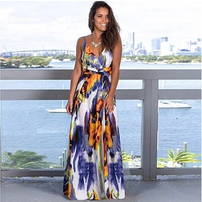 robe longue fluide bohème