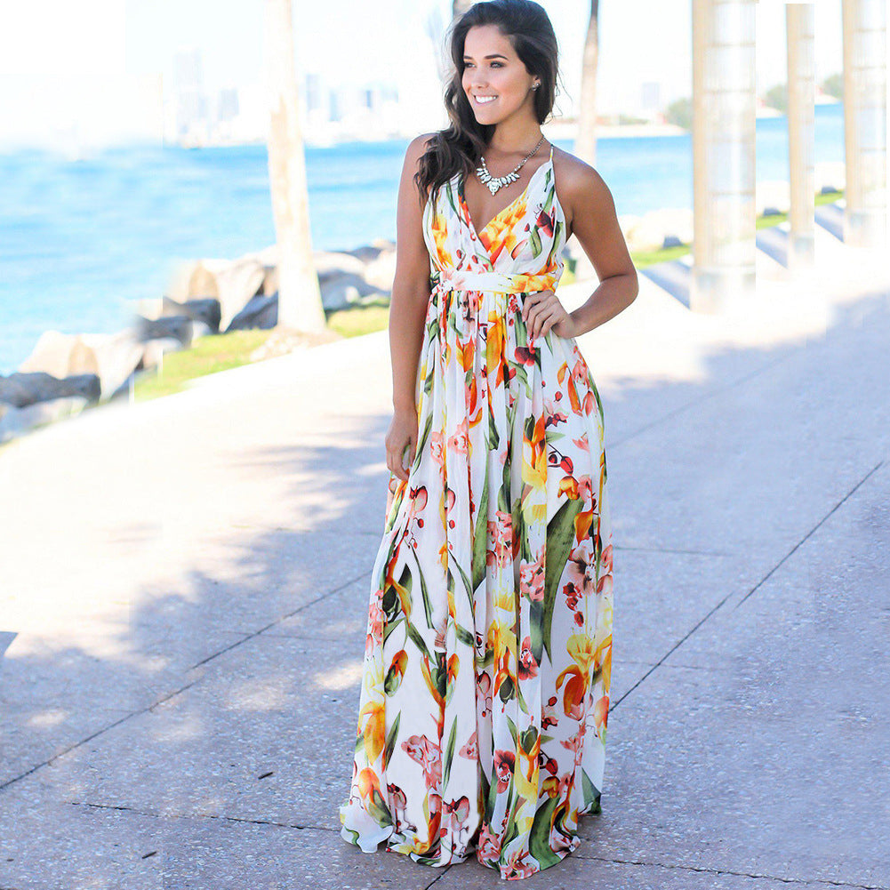 robe longue fluide bohème