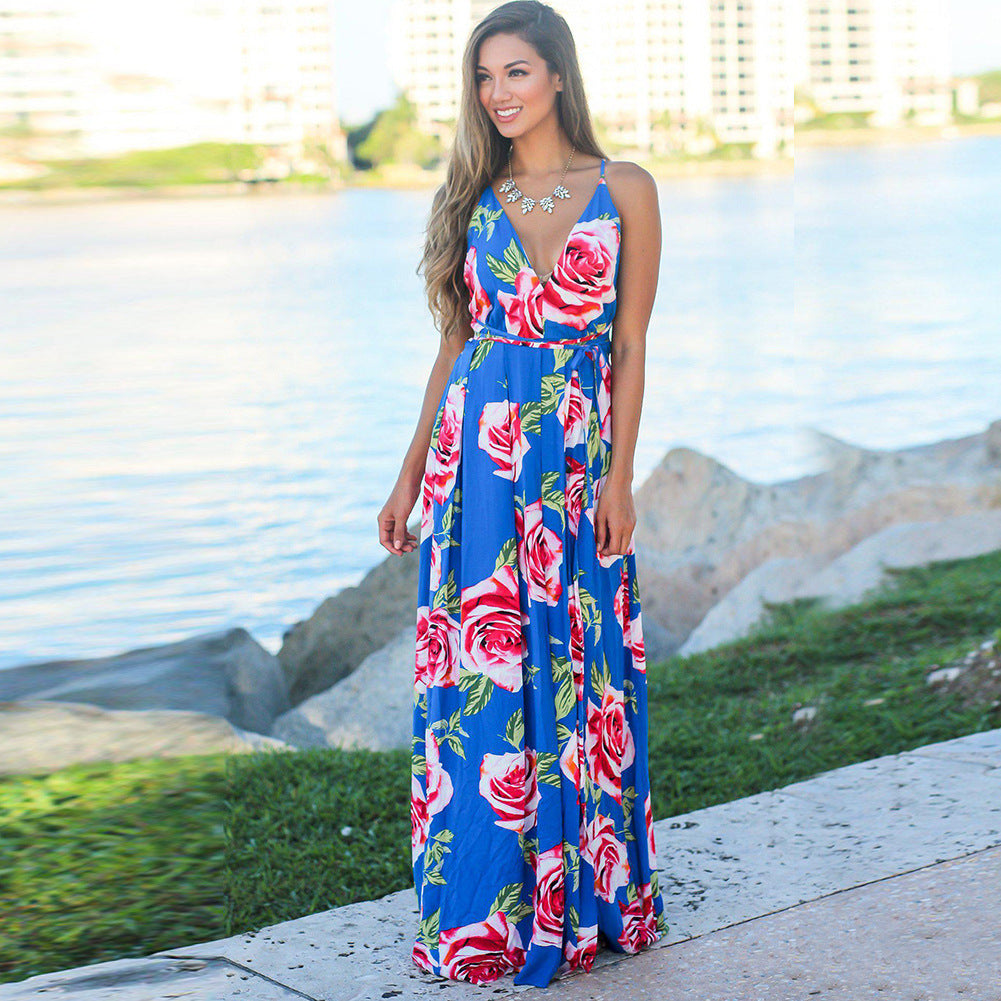 robe longue fluide bohème