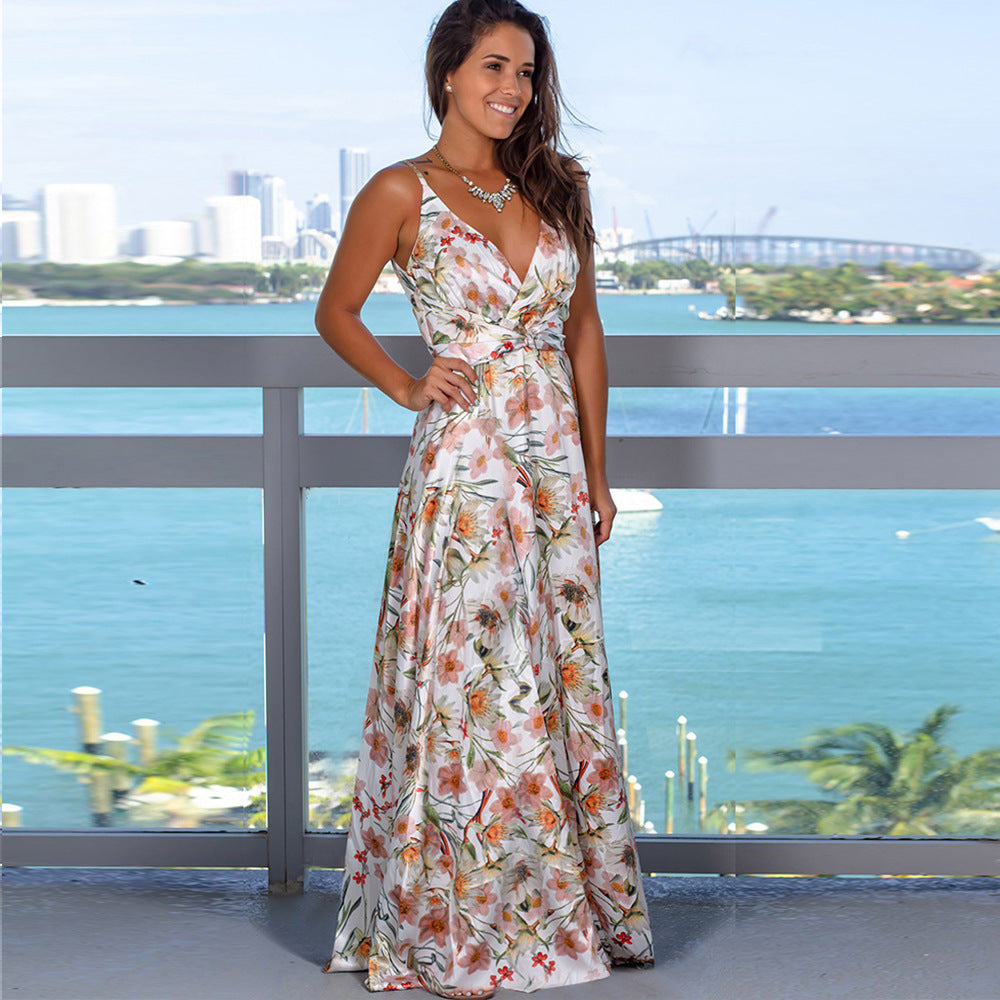 robe longue fluide bohème