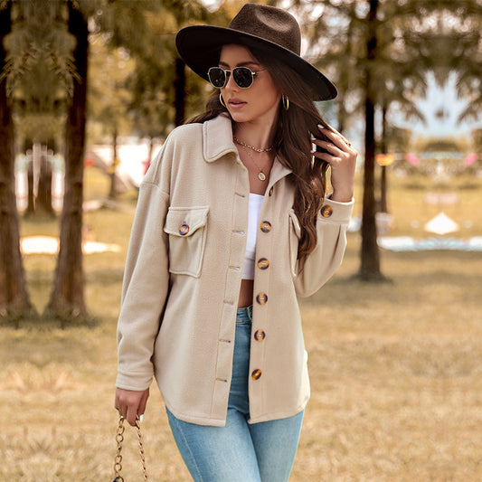 Veste Cardigan Polaire Épais