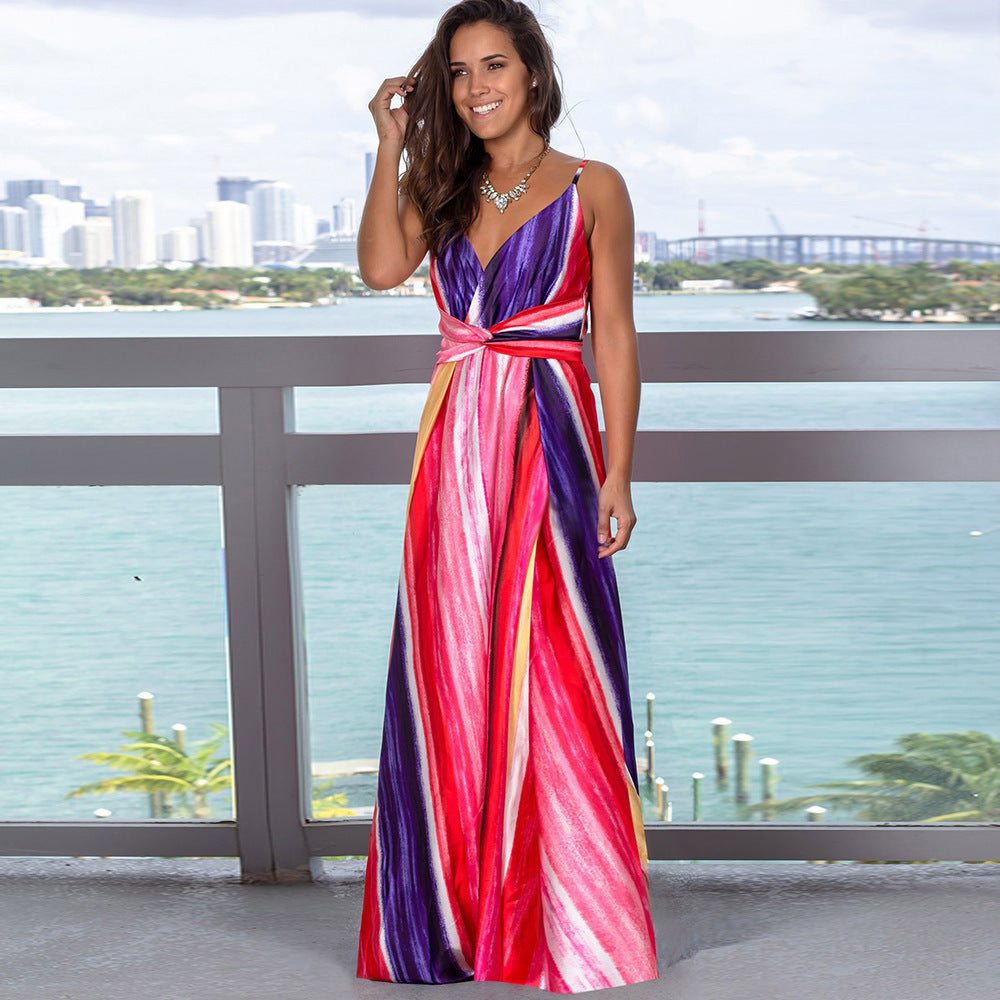 robe longue fluide bohème