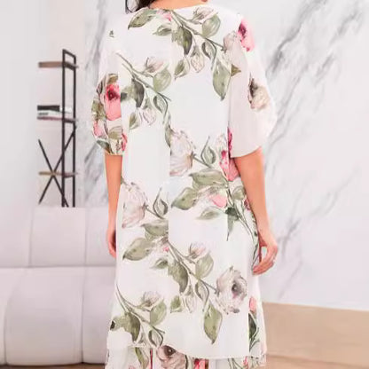 Robe en chiffon imprimé